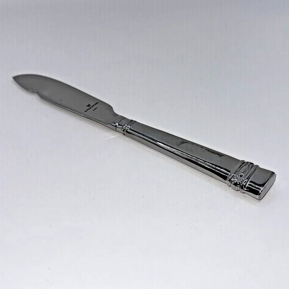 Wedgwood Oberon Hollow Master Butter Knife Spreader 18/10 Glossy 7-1/8
